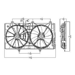 BDY-LX3115112, Body Parts Replacement Electric Cooling Fans for 2007-2010 CAMRY, 2007-2012 ES350 - LX3115112 in UAE, Dubai. Condition - new. Price 730 AED. Photo, seller contacts | AUTO.AE
