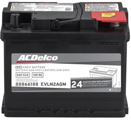 ADO-EVLN2AGM, 660  CCA ACDelco Gold Automotive AGM Battery 88866188 BCI Group 47 in UAE, Dubai. Condition - new. Price 800 AED. Photo, seller contacts | AUTO.AE