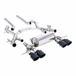SSXBM1302, MILLTEK SSXBM1302 Secondary Cat-Back Exhaust, 3" (Cerakote Black GT-115 Trims) for BMW M2 (G87) Non-OPF/GPF in UAE, Dubai. Condition - new. Price 19,780 AED. Photo, seller contacts | AUTO.AE
