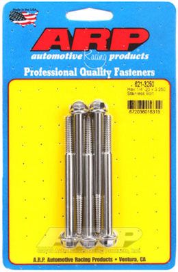 621-3250, ARP 621-3250 SAE Bolt Kit 1/4-20 x 3.250 hex SS bolts в ОАЭ, Дубай. Состояние - новое. Цена 220 AED. Фото, контакты продавца | AUTO.AE