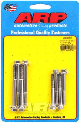 400-0311, ARP 400-0311 Carburetor Float Bowl Bolt Kit for Holley w/single metering block في الإمارات, دبي. Condition - new. Price 260 AED. Photo, seller contacts | AUTO.AE
