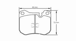 4702-RSH42, PAGID 4702-RSH42 Front brake pads RSH42 PORSCHE 944 2.5/2.5 S/2.7 في الإمارات, دبي. Condition - new. Price 1,270 AED. Photo, seller contacts | AUTO.AE