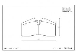 EIP001ME20, ENDLESS EIP001ME20 Front brake pads PORSCHE 911(964)3.3/3.6TURBO/911(993) 3.6 في الإمارات, دبي. Condition - new. Price 1,130 AED. Photo, seller contacts | AUTO.AE