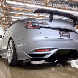 UP-M3-304-5.1, UNPLUGGED PERFORMANCE UP-M3-304-5.1 Optional Rear Diffuser Fins Ascension-R for Rear Bumper, Carbon for TESLA Model 3 in UAE, Dubai. Condition - new. Price 4,770 AED. Photo, seller contacts | AUTO.AE