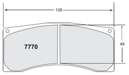 7770.93.26.34, PFC 7770.93.26.34 Brake pads RACE 93 CMPD 26MM MITSUBISHI Evo (Group N Gravel) в ОАЭ, Дубай. Состояние - новое. Цена 560 AED. Фото, контакты продавца | AUTO.AE