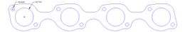 FOG-7373S, Flatout Gaskets Header Gaskets 7373S في الإمارات, دبي. Condition - new. Price 240 AED. Photo, seller contacts | AUTO.AE