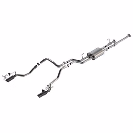 141026BC, BORLA 141026BC Exhaust System Cat-Back 2.25", ATAK (4" Black Chrome Tips) for TOYOTA Tundra 4.6L / 5.7L V8 2009-2013 в ОАЭ, Дубай. Состояние - новое. Цена 8 110 AED. Фото, контакты продавца | AUTO.AE
