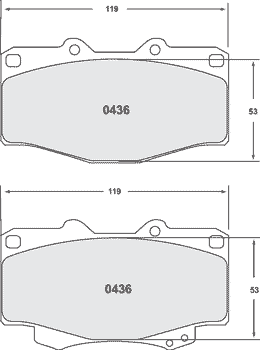 0436.22, PFC 0436.22 Brake Pads Z-RATED for TOYOTA 4 Runner في الإمارات, دبي. Condition - new. Price 490 AED. Photo, seller contacts | AUTO.AE