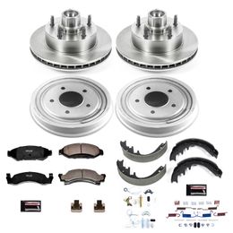 PWR-KOE15456DK, PowerStop Autospecialty Stock Replacement Disc and Drum Brake Kits for 1987-1989 F-150 - KOE15456DK в ОАЭ, Дубай. Состояние - новое. Цена 2 170 AED. Фото, контакты продавца | AUTO.AE