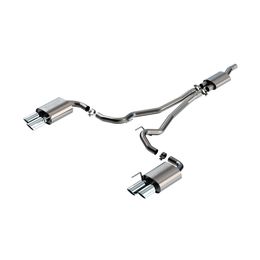 140981, BORLA 140981 Cat-Back Exhaust System 2.50" S-Type (4" Bright Chrome Tips) for FORD Mustang 2.3L EcoBoost 2024 in UAE, Dubai. Condition - new. Price 8,260 AED. Photo, seller contacts | AUTO.AE