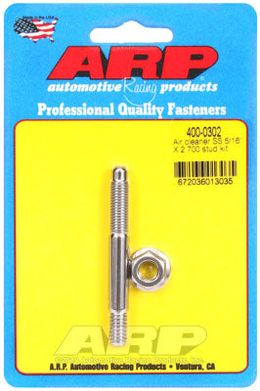 400-0302, ARP 400-0302 Air Cleaner Stud Kit 5/16" x 2.700 SS في الإمارات, دبي. Condition - new. Price 170 AED. Photo, seller contacts | AUTO.AE