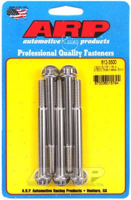 612-3500, ARP 612-3500 SAE Bolt Kit 5/16-18 x 3.500 12pt SS bolts في الإمارات, دبي. Condition - new. Price 240 AED. Photo, seller contacts | AUTO.AE