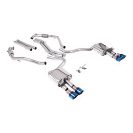 SSXAU1159, MILLTEK SSXAU1159 Cat-Back Exhaust, 2.5'' (Quad GT-100 Blue Titanium Trims) for AUDI S5 Coupe / Sportback RHD (B9) 2017- في الإمارات, دبي. Condition - new. Price 20,370 AED. Photo, seller contacts | AUTO.AE