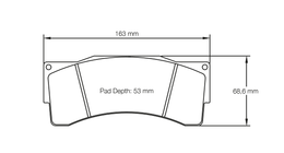 2557-RSL29, PAGID 2557-RSL29 Front brake pads RSL29 BMW Z4 GT3 [race car] / AP Racing CP6080 D54/CP6210 D54/CP6269 في الإمارات, دبي. Condition - new. Price 2,780 AED. Photo, seller contacts | AUTO.AE
