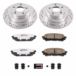 PWR-K447-26, PowerStop Z26 Street Warrior Brake Upgrade Kits for 2005-2006 9-2X, 2004-2008 FORESTER, 2003-2007 IMPREZA - K447-26 in UAE, Dubai. Condition - new. Price 880 AED. Photo, seller contacts | AUTO.AE