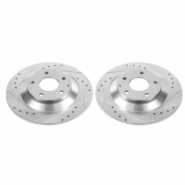 PWR-JBR1595XPR, PowerStop Evolution Drilled and Slotted Rotors for 2020-2026 CX-30, 2013-2025 CX-5, 2022-2023 MX-30 EV - JBR1595XPR in UAE, Dubai. Condition - new. Price 600 AED. Photo, seller contacts | AUTO.AE