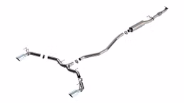 140922, BORLA 140922 Cat-Back Exhaust System S-TYPE 2.50", TIP 4.5" Bright Chrome, T-304 Stainless Steel for HONDA Civic 1.5L/ ACURA Integra 2022-2023 في الإمارات, دبي. Condition - new. Price 7,240 AED. Photo, seller contacts | AUTO.AE