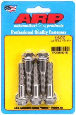 625-1750, ARP 625-1750 SAE Bolt Kit 3/8-16 x 1.750 hex 7/16 wrenching SS bolts в ОАЭ, Дубай. Состояние - новое. Цена 240 AED. Фото, контакты продавца | AUTO.AE