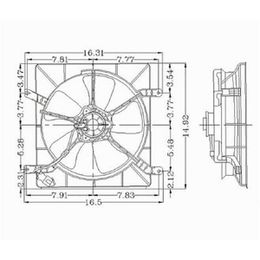 BDY-HO3115104, Body Parts Replacement Electric Cooling Fans for 1994-1997 ACCORD - HO3115104 в ОАЭ, Дубай. Состояние - новое. Цена 230 AED. Фото, контакты продавца | AUTO.AE