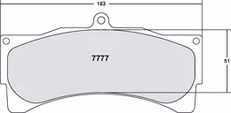 7777.05.25.44, PFC 7777.05.25.44 Front brake pads RACE 05 CMPD 25mm PORSCHE 996 GT3/RS / FERRARI 550 في الإمارات, دبي. Condition - new. Price 370 AED. Photo, seller contacts | AUTO.AE