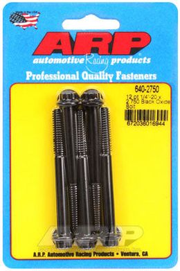 640-2750, ARP 640-2750 SAE Bolt Kit 1/4-20 x 2.750 12pt black oxide bolts في الإمارات, دبي. Condition - new. Price 200 AED. Photo, seller contacts | AUTO.AE