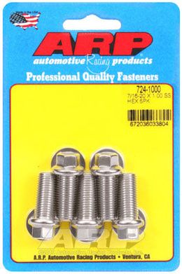 724-1000, ARP 724-1000 SAE Bolt Kit 7/16-20 x 1.000 hex SS bolts в ОАЭ, Дубай. Состояние - новое. Цена 230 AED. Фото, контакты продавца | AUTO.AE