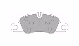 FCP4805Z, FERODO FCP4805Z Front Brake Pads DSUNO for PORSCHE 718 Cayman 2.5 GTS / S 2.5 (982) / 911 Carrera (991 / 997) في الإمارات, دبي. Condition - new. Price 1,840 AED. Photo, seller contacts | AUTO.AE