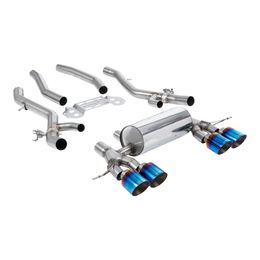 SSXBM1320, MILLTEK SSXBM1320 Secondary Cat-Back Exhaust, 3.15" (Blue Titanium GT-115 Trims) for BMW M3 (G80 / G81) / M4 (G82) in UAE, Dubai. Condition - new. Price 22,920 AED. Photo, seller contacts | AUTO.AE