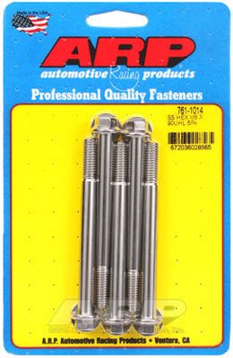 761-1014, ARP 761-1014 Metric Thread Bolt Kit M8 x 1.25 x 90mm hex SS bolts в ОАЭ, Дубай. Состояние - новое. Цена 260 AED. Фото, контакты продавца | AUTO.AE