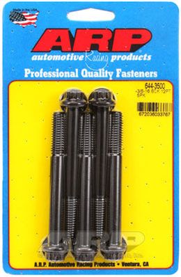 644-3500, ARP 644-3500 SAE Bolt Kit 3/8-16 x 3.500 12pt 7/16 wrenching black oxide bolts in UAE, Dubai. Condition - new. Price 220 AED. Photo, seller contacts | AUTO.AE