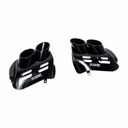 F1 666 17, NOVITEC F1 666 17 Tailpipes, Stainless Steel, Black, 2pcs for FERRARI Purosangue 2022- في الإمارات, دبي. Condition - new. Price 16,880 AED. Photo, seller contacts | AUTO.AE