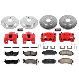 PWR-KC5822, PowerStop Z23 Evolution Sport Brake Upgrade Kits with Calipers for 2012-2015 ARMADA, 2011-2015 TITAN - KC5822 in UAE, Dubai. Condition - new. Price 4,860 AED. Photo, seller contacts | AUTO.AE