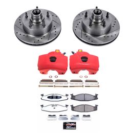 PWR-KC1831-36, PowerStop Z36 Truck and Tow Brake Upgrade Kits with Calipers for 1994-2001 E-150 ECONOLINE, 1994-1996 F-150 - KC1831-36 في الإمارات, دبي. Condition - new. Price 2,760 AED. Photo, seller contacts | AUTO.AE