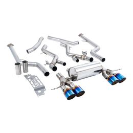 SSXBM1294, MILLTEK SSXBM1294 Cat-Back Exhaust, 3" (Blue Titanium GT-115 Trims) for BMW M2 (G87) OPF/GPF в ОАЭ, Дубай. Состояние - новое. Цена 25 440 AED. Фото, контакты продавца | AUTO.AE