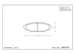 EP418CCRg, ENDLESS EP418CCRg Rear brake pads SUBARU BRZ/IMPREZA Outb.Sport/WRX (GH8)/LEGACY/OUTBACK in UAE, Dubai. Condition - new. Price 1,190 AED. Photo, seller contacts | AUTO.AE