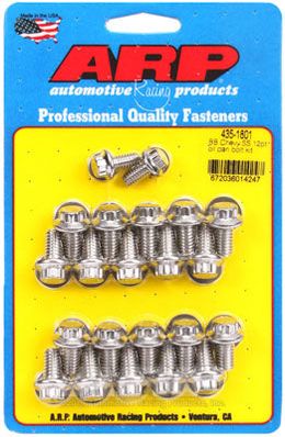 435-1801, ARP 435-1801 Oil Pan Bolt Kit for Chevrolet Big Block SS 12pt في الإمارات, دبي. Condition - new. Price 380 AED. Photo, seller contacts | AUTO.AE