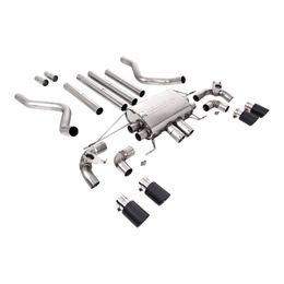 SSXLR187, MILLTEK SSXLR187 Cat-Back Exhaust, 2.76" (Carbon JET-90 Trims) for LAND ROVER Defender 110 P525 Non-OPF/GPF 2021- في الإمارات, دبي. Condition - new. Price 19,120 AED. Photo, seller contacts | AUTO.AE