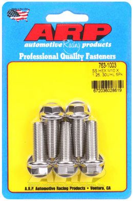 763-1003, ARP 763-1003 Metric Thread Bolt Kit M10 x 1.25 x 30 hex SS bolts in UAE, Dubai. Condition - new. Price 240 AED. Photo, seller contacts | AUTO.AE