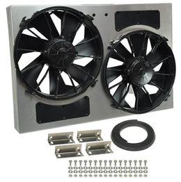DER-16826, 12 Inch 4,000 CFM Derale High-Output Dual RAD Fan and Shroud Kit 16826 в ОАЭ, Дубай. Состояние - новое. Цена ⁦3 020 AED⁩. Фото, контакты продавца | AUTO.AE