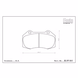 EIP191ME20, ENDLESS EIP191ME20 Front brake pads RENAULT CLIO RS, OPEL CORSA OPC NE, ABARTH 500 في الإمارات, دبي. Condition - new. Price 1,130 AED. Photo, seller contacts | AUTO.AE