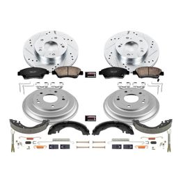 PWR-K15244DK, PowerStop Z23 Evolution Sport Disc and Drum Brake Upgrade Kits for 2013-2015 CIVIC - K15244DK في الإمارات, دبي. Condition - new. Price 1,440 AED. Photo, seller contacts | AUTO.AE