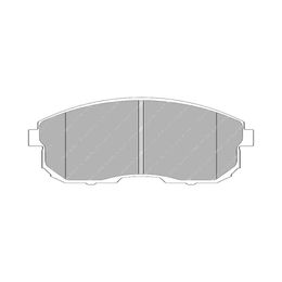 FCP1430H, FERODO FCP1430H Front Brake Pads DS2500 for NISSAN 350Z (Z33) / Silva (S13 / S15) in UAE, Dubai. Condition - new. Price 550 AED. Photo, seller contacts | AUTO.AE