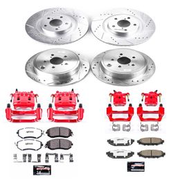 PWR-KC6083-26, PowerStop Z26 Street Warrior Brake Upgrade Kits with Calipers for 2011-2013 FORESTER, 2011-2014 IMPREZA - KC6083-26 in UAE, Dubai. Condition - new. Price 4,190 AED. Photo, seller contacts | AUTO.AE