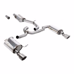 SSXVW754, MILLTEK SSXVW754 Cat-Back Exhaust, 3" (Titanium GT-100 Trims) for VW Golf Alltrack 1.8 (MK7) 2016-2021 in UAE, Dubai. Condition - new. Price 9,850 AED. Photo, seller contacts | AUTO.AE