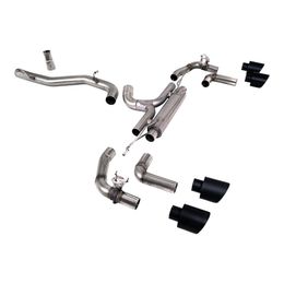 SSXVW668, MILLTEK SSXVW668 Filter-Back Exhaust, 3.15" (Cerakote Black GT-115 Trims) for VW Golf R (MK8) в ОАЭ, Дубай. Состояние - новое. Цена 14 440 AED. Фото, контакты продавца | AUTO.AE