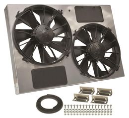 DER-16927, 12 Inch 4,000 CFM Derale High-Output Dual RAD Fan and Shroud Kit 16927 в ОАЭ, Дубай. Состояние - новое. Цена ⁦2 890 AED⁩. Фото, контакты продавца | AUTO.AE