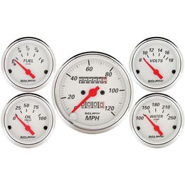 ATM-1300, AutoMeter Arctic White Analog Gauge Kits 1300 في الإمارات, دبي. Condition - new. Price 1,700 AED. Photo, seller contacts | AUTO.AE
