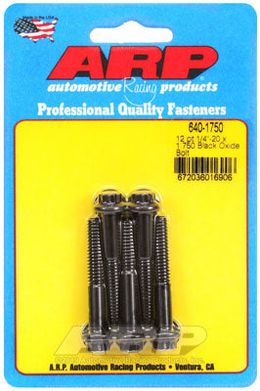 640-1750, ARP 640-1750 SAE Bolt Kit 1/4-20 x 1.750 12pt black oxide bolts в ОАЭ, Дубай. Состояние - новое. Цена 190 AED. Фото, контакты продавца | AUTO.AE