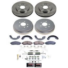 PWR-KOE15496DK, PowerStop Autospecialty Stock Replacement Disc and Drum Brake Kits for 2015-2018 CITY EXPRESS, 2013-2021 NV200 - KOE15496DK в ОАЭ, Дубай. Состояние - новое. Цена 1 390 AED. Фото, контакты продавца | AUTO.AE