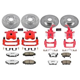PWR-KC2277-26, PowerStop Z26 Street Warrior Brake Upgrade Kits with Calipers for 2000-2009 S2000 - KC2277-26 في الإمارات, دبي. Condition - new. Price 3,810 AED. Photo, seller contacts | AUTO.AE